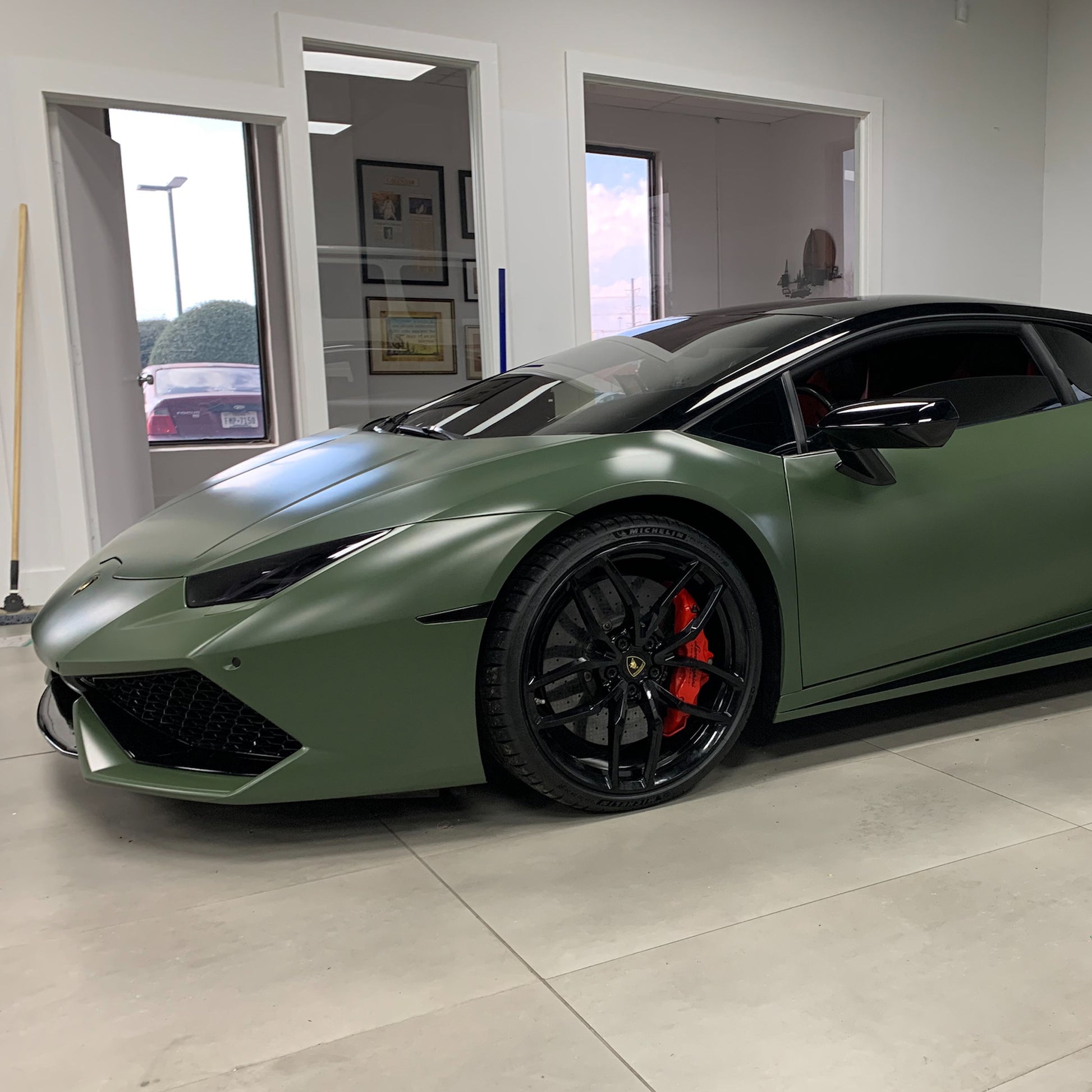 Matte Satin Army Green